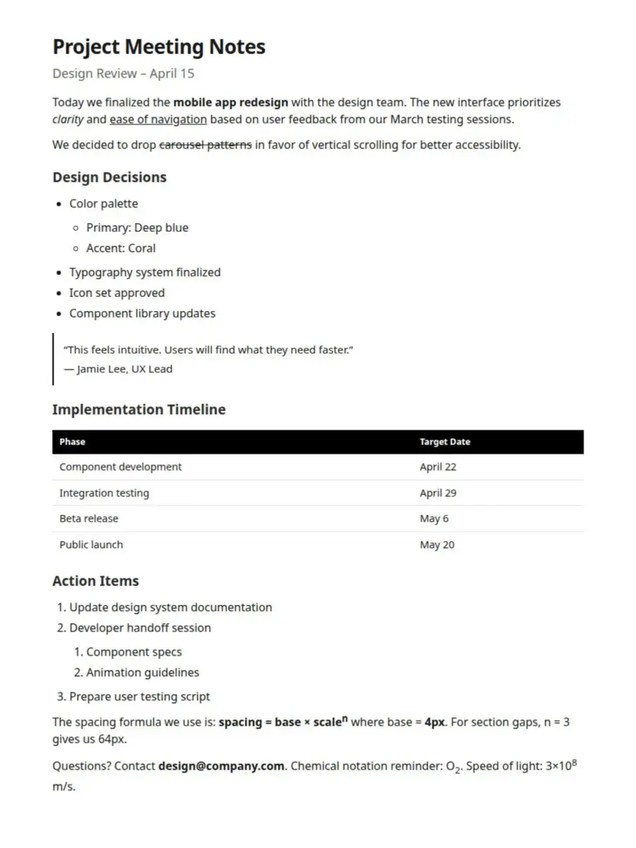 Web page on reMarkable Paper Pro Move